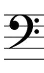 The bass clef